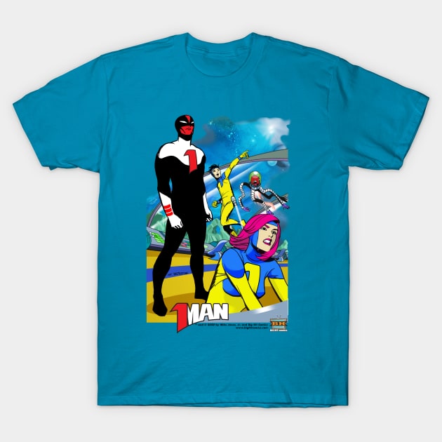 1-Man T-Shirt by Big Hit Comics